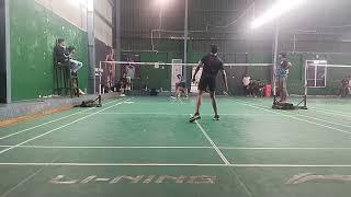 AIIMS Gorakhpur Vs GGIMS Gorakhpur  SINGLE BADMINTON MATCH (ADITYA VS KRANTI)