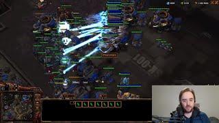 DShlango gets owned by mass Void Ray in 2v2 (StarCraft 2)