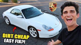 I Bought a Non-Running Porsche 996 911 at Auction CHEAP Sight Unseen!