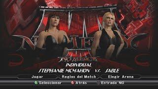 Smackdown vs Raw 2009 | Stephanie McMahon vs Sable