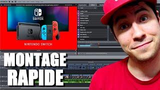 Comment faire rapidement un montage vidéo d'un gameplay nintendo Switch ?