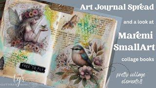 Mixed Media Art Journal & A Look At Maermi Small Art Collage Books From Amazon.