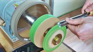 Upgrading MDF Buffing Wheel on Bench Grinder