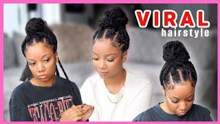 Chunky Twist for Fine Natural Hair | The Fastest Braids You Can Do! | 4B 4C Hair Tutorial