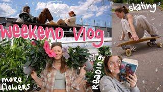 Weekend Vlog in Augsburg  // surfskating, more hibiscus flowers and laser hair removal