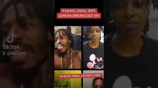 Rashad Jamal Wife (Zakyia) FREAKS Out & Gets EXPOSED #shorts #rashadjamal #short