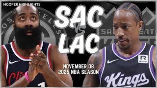 LA Clippers vs Sacramento Kings Full Game Highlights | Nov 8 | 2025 NBA Season