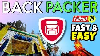 Fallout 76 How to Do Backpacker Badge Guide (Easiest Possum Badge Guide)