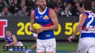 Liam Jones Clutch Intercept Mark - AFL Round 12 2024 - Bulldogs @ Pies