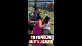 Kristin Juszczyk’s husband is a popular guy at the American Century Classic | NBC Sports Bay Area