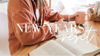 a different way to prepare for a new year // resetting + setting goals for 2025 as a Christian