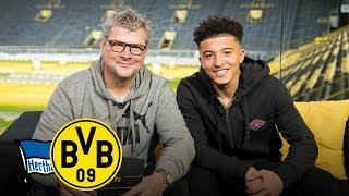 "The street football player is still in me!" | Jadon Sancho joins Matchday Magazine | Berlin - BVB