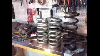 How To Lower Your Car - How To Cut Springs - Lowering Springs , Eibach