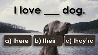 There, Their, They're | English Vocabulary Test