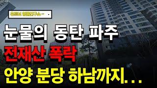 눈물의 동탄 파주 너무 화가납니다 전재산 날아갈 지경