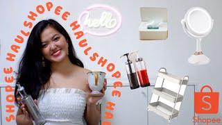 HUGE SHOPEE HAUL PHILIPPINES | Kitchen, Home, WFH Essentials | Shiela Padua