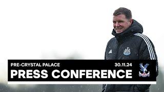 PRESS CONFERENCE | Eddie Howe pre-Crystal Palace (A)