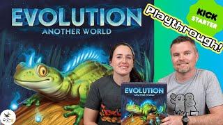 Playthrough of Evolution: Another World -Love 2 Hate #boardgames Review @crowdgames Love 2 Hate