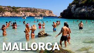   MOST STUNNING beach in MALLORCA  Spain | Caló des MORO | 4K
