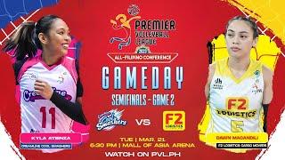 CREAMLINE COOL SMASHERS vs F2 LOGISTICS CARGO MOVERS | GAME 2 MARCH 21, 2023 | ALL-FILIPINO CONFERE