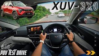 2024 MAHINDRA XUV 3XO | AX5 DIESEL MT | 1.5L 115BHP | POV Test Drive #59 | 4K | REV GEARSHIFT #3xo