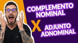 COMPLEMENTO NOMINAL X ADJUNTO ADNOMINAL [Pablo Jamilk]