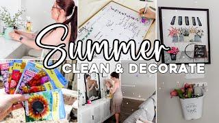 Summer ️ Clean + Decorate 2024 | Spring to Summer Decorating | DIY Garden Flower Bed on a Budget