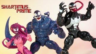 Marvel Legends Venom Agony Riot 3 Pack Life Foundation Amazon Action Figure Review