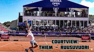 Courtview Highlights: Dominic Thiem - Emil Ruusuvuori, Bastad 2022, 4K