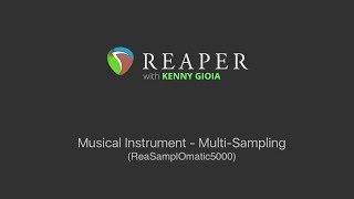 Musical Instrument - Multi Sampling in REAPER (ReaSamplOmatic5000)