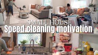 Small house cleaning motivation |  Speed cleaning motivation | Super Speed clean with me!