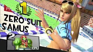 SSBU - Summer Zero Suit Samus Victory Animations