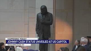 Johnny Cash statue unveiled at US Capitol