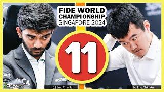 Schach-WM 2024 Partie 11 | Ding Liren vs. Gukesh D.