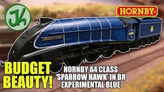 Budget Blue Beauty! Hornby A4 Class Sparrow Hawk in BR Experimental Blue Livery - Review