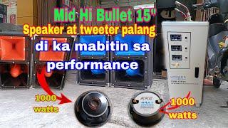 kapit Bahay mo na inggit sa set up mo || Bullet 15 Mid Hi speaker & Himark 15KVA AVR