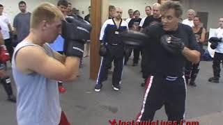 Joe Lewis - How to avoid advancing head first when body punching