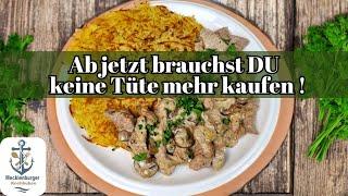 Zürcher Geschnetzeltes mit Rösti selber machen - Einfaches Rezept