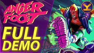 Anger Foot - Full Demo Gameplay - All Levels & Final Boss