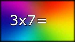 Multiplying for 2nd, 3rd grade. Multiplication flashcards.