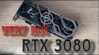 Very hot RTX 3080 Gaming Pro from Palit. How to change thermal paste on a video card?