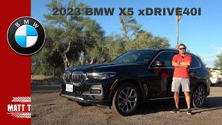 I rented a 2023 BMW X5 xDrive40i and loved it. Review and drive.