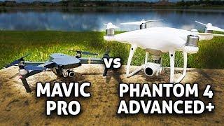 DJI Mavic Pro vs Phantom 4 Advanced Plus!! CAMERA Test Comparison (4K)