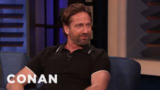 Gerard Butler Flashed An Entire Congregation In His Kilt | CONAN on TBS
