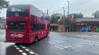 A trio of buses at West Croydon Bus Station - Saturday 21st October 2023