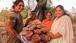 తెలంగాణ అరిసెలు | ARISELU WITH JAGGERY | Traditional Sweet | Bathukamma Vantalu Village Food