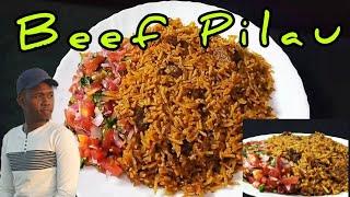 How to make beef pilau at home // Simple pilau recipe // Kenyan beef pilau / how to make brown pilau