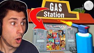 I Blew Up Fireworks IN A GAS STATION! | Fireworks Mania