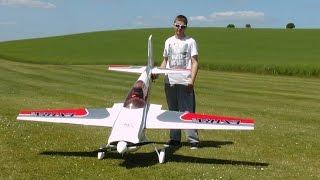 HANGAR 9 EXTRA 300 35% RC DA 120cc 3D DISPLAY - DEANO AT NLMFC BALDOCK SCALE DAY - 2015