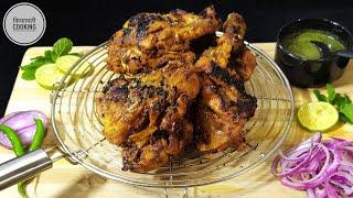 Smoked Tandoori Chicken without Oven at Home ( English & हिन्दी ) bbq